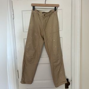 Splattered Chinos